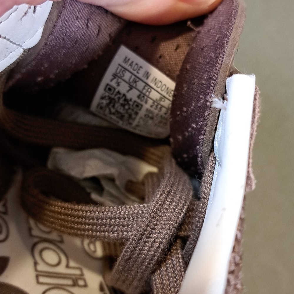 Adidas SL 72 RS Sneakers - Color: Brown / White - Unisex - Men 7.5, Women 8.5 - Picture 9 of 10